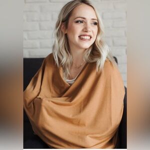 Copper Pearl Nursing Cover Car Seat Cover Multi Use Cover Stretchy Rust Color